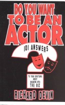 Book cover for Do You Want to be an Actor?