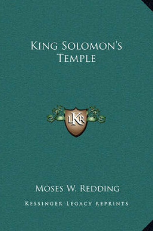 Cover of King Solomon's Temple