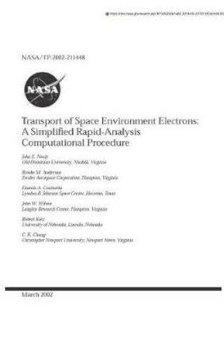 Cover of Transport of Space Environment Electrons