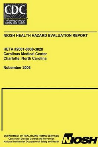 Cover of Niosh Health Hazard Evaluation Report Heta 2001-0030-3020