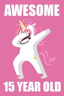 Book cover for 15th Birthday Dabbing Unicorn