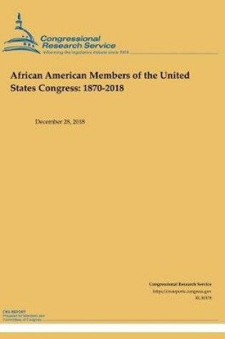 Cover of African American Members of the United States Congress