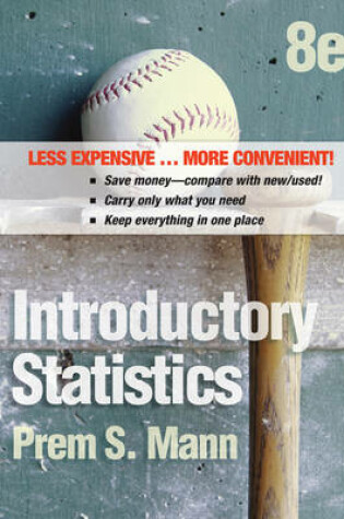 Cover of Introductory Statistics 8E Binder Ready Version