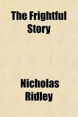 Book cover for The Frightful Story