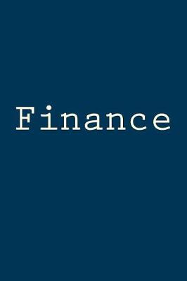 Book cover for Finance