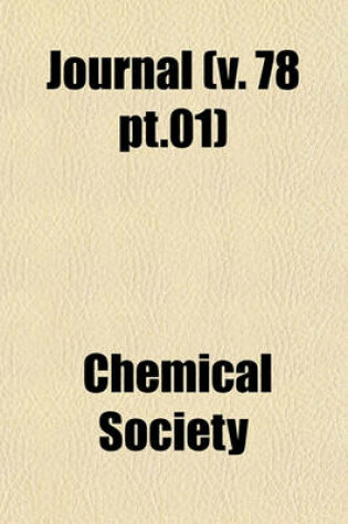 Cover of Journal (V. 78 PT.01)