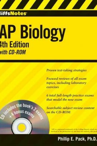 Cover of CliffsNotes AP Biology with CD-ROM: Fourth Edition