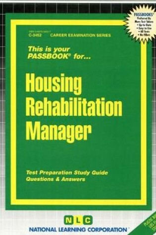 Cover of Housing Rehabilitation Manager