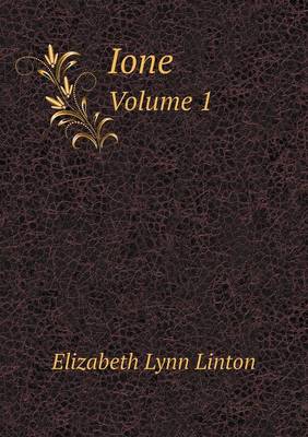 Book cover for Ione Volume 1