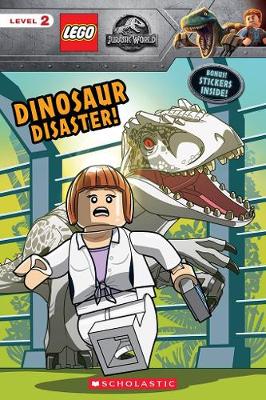 Book cover for Dinosaur Disaster! (Lego Jurassic World: Reader with Stickers)