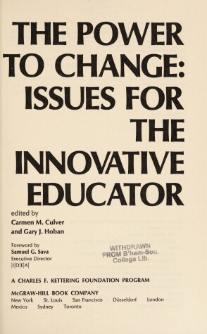 Cover of Power to Change