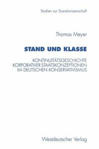 Cover of Stand und Klasse