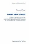 Book cover for Stand und Klasse