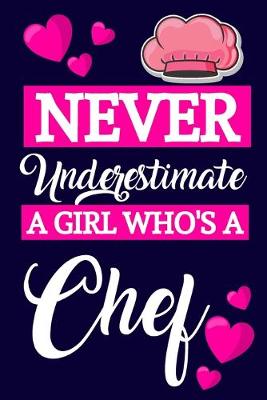 Book cover for Never Underestimate A Girl Who's A Chef