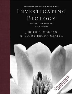 Book cover for Annotated Instructor Edition for Investigating Biology
