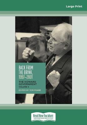 Book cover for Back from the Brink, 1997-2001