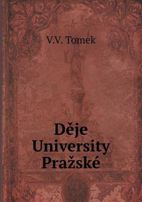 Book cover for D&#283;je University Prazské