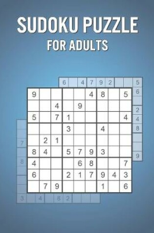 Cover of Sudoku Puzzle For Adults