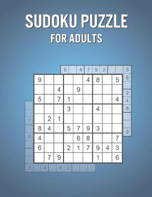 Book cover for Sudoku Puzzle For Adults
