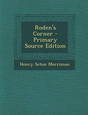 Book cover for Roden's Corner - Primary Source Edition