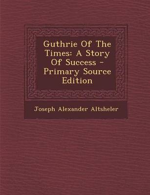 Book cover for Guthrie of the Times