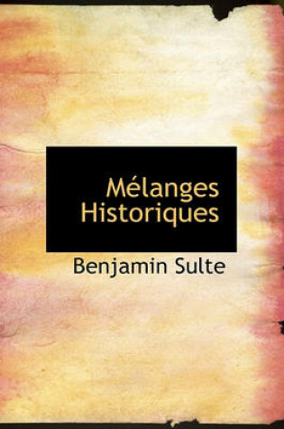 Cover of M Langes Historiques