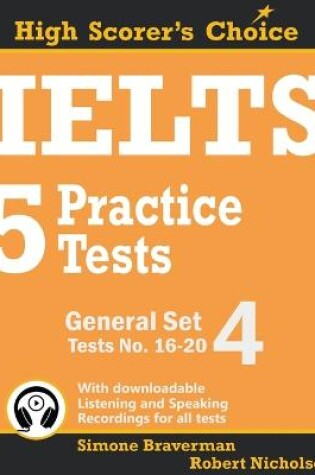 Cover of IELTS 5 Practice Tests, General Set 4