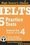 Book cover for IELTS 5 Practice Tests, General Set 4