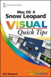 Book cover for Mac OS X Snow Leopard Visual Quick Tips