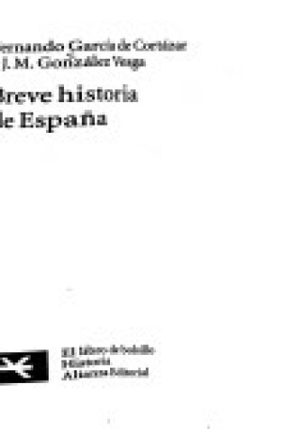 Cover of Breve Historia de Espana