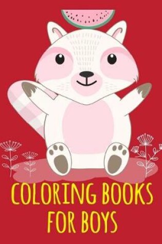 Cover of coloring books for boys