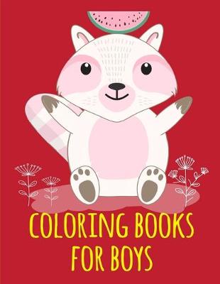 Cover of coloring books for boys