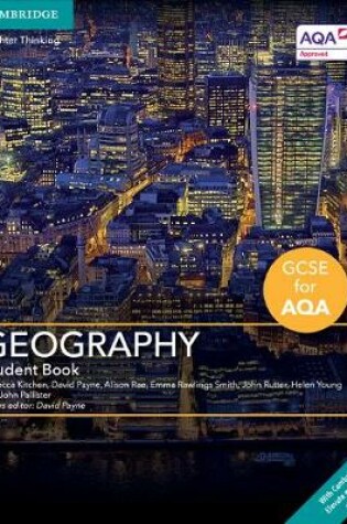 Cover of GCSE Geography for AQA Student Book with Cambridge Elevate Enhanced Edition (2 Years)