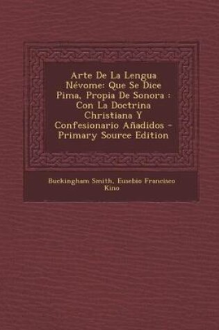 Cover of Arte de la Lengua Nevome