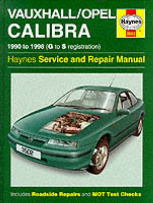 Cover of Vauxhall Opel Calibra Service and Repair Manual