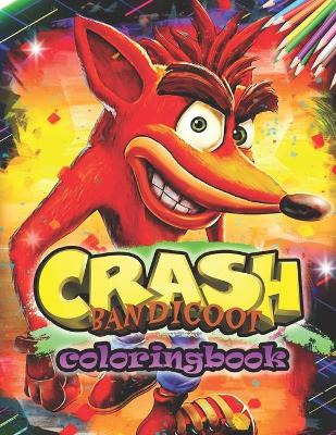 Book cover for Crash Bandicoot Coloring Book