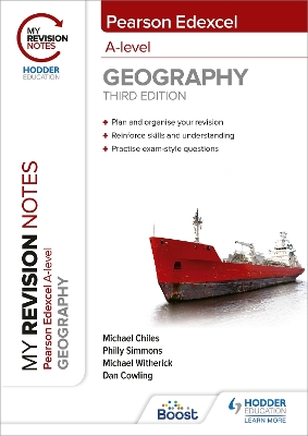 Book cover for My Revision Notes: Pearson Edexcel A level Geography: Third Edition