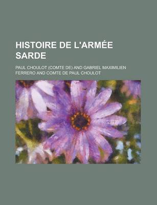 Book cover for Histoire de L'Armee Sarde