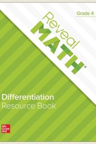 Cover of Reveal Math Differentiation Resource Book, Grade 4