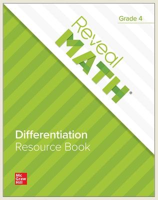 Book cover for Reveal Math Differentiation Resource Book, Grade 4