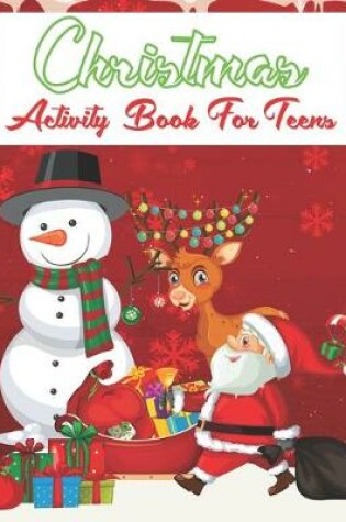 Cover of Christmas Activity Book For Teens