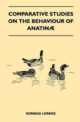Cover of Comparative Studies on the Behaviour of Anatina