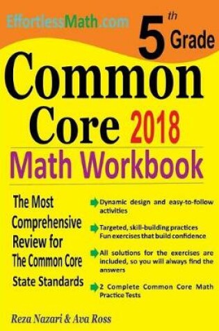 Cover of 5th Grade Common Core Math Workbook