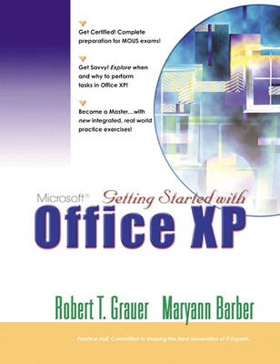 Book cover for Getting Started with Office XP