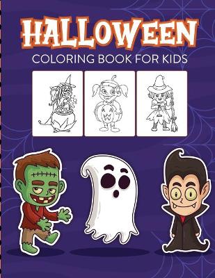 Book cover for Halloween Coloring Book For Kids