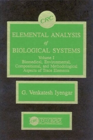 Cover of Elemental Analysis of Biological Systems