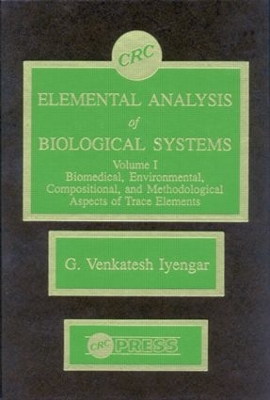 Cover of Elemental Analysis of Biological Systems