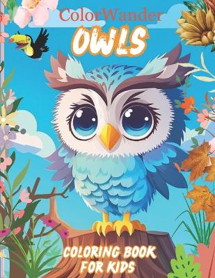 Cover of Owl Coloring Book for kids