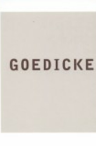 Cover of Goedicke