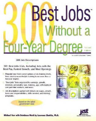 Cover of 300 Best Jobs Without a Four-Year Degree